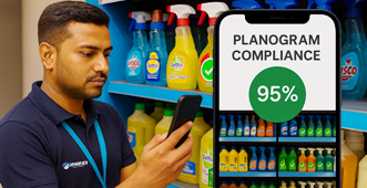 AI image recognition ensures planogram compliance, shelf visibility, sales growth.